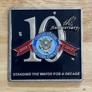 Challenge Coin 10th Anniv US Northern Command Norad US Northcom Eberhart Findley